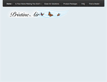 Tablet Screenshot of pristineaircleaner.com